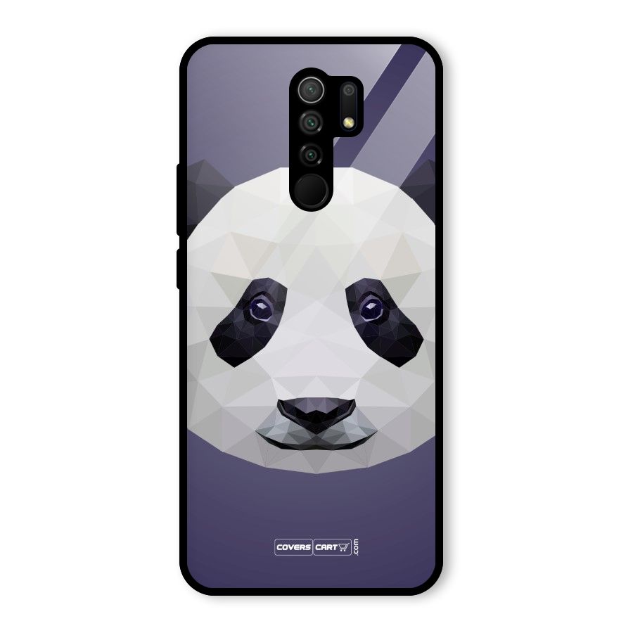 Polygon Panda Glass Back Case for Poco M2