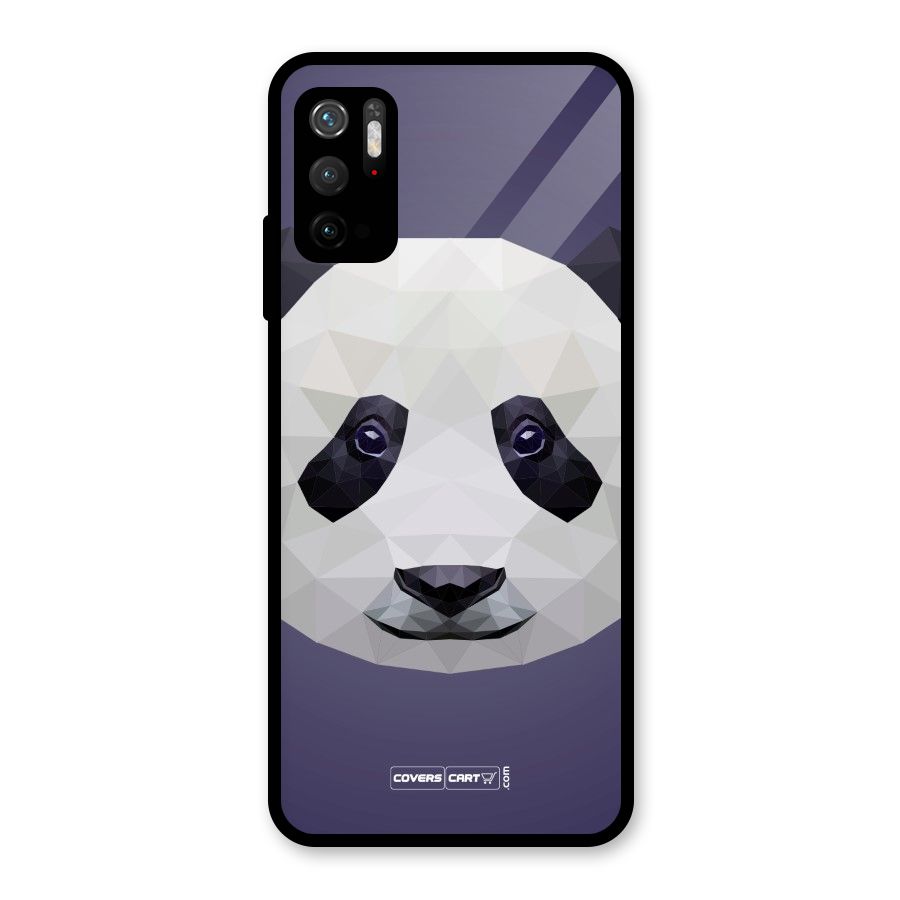 Polygon Panda Glass Back Case for Poco M3 Pro 5G