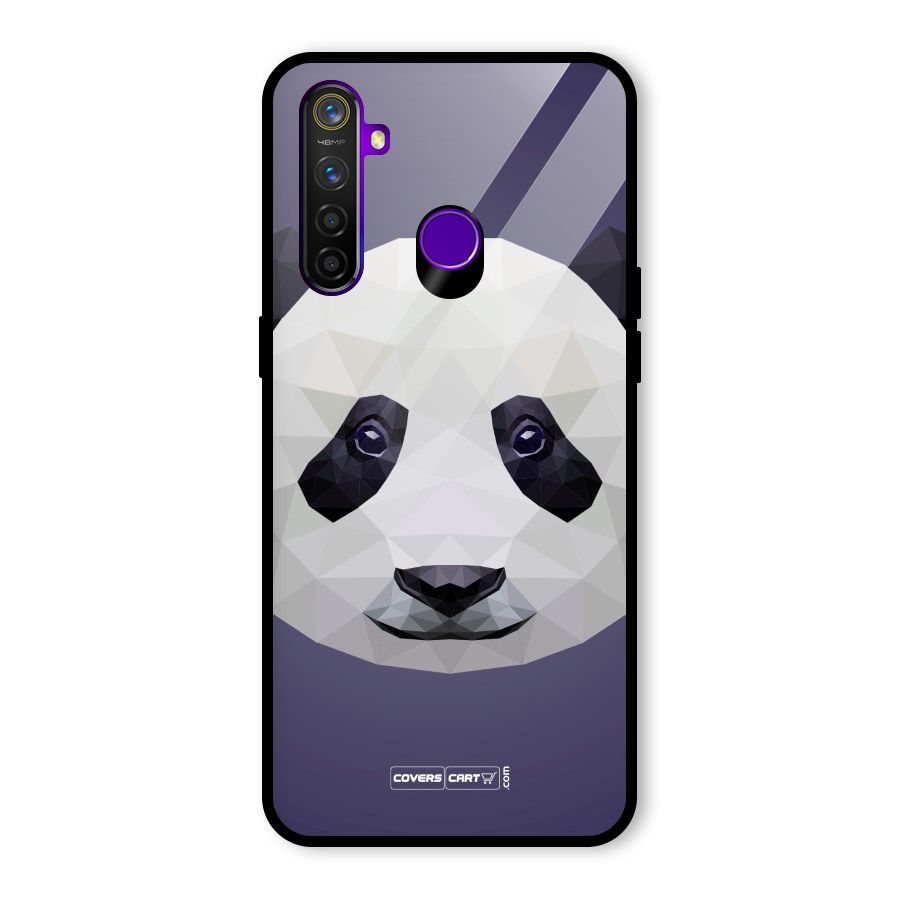 Polygon Panda Glass Back Case for Realme 5 Pro