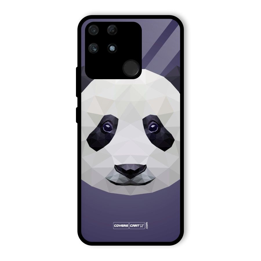 Polygon Panda Glass Back Case for Realme Narzo 50A
