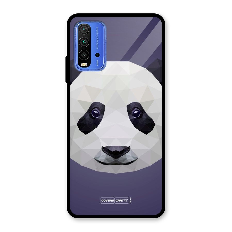 Polygon Panda Glass Back Case for Redmi 9 Power