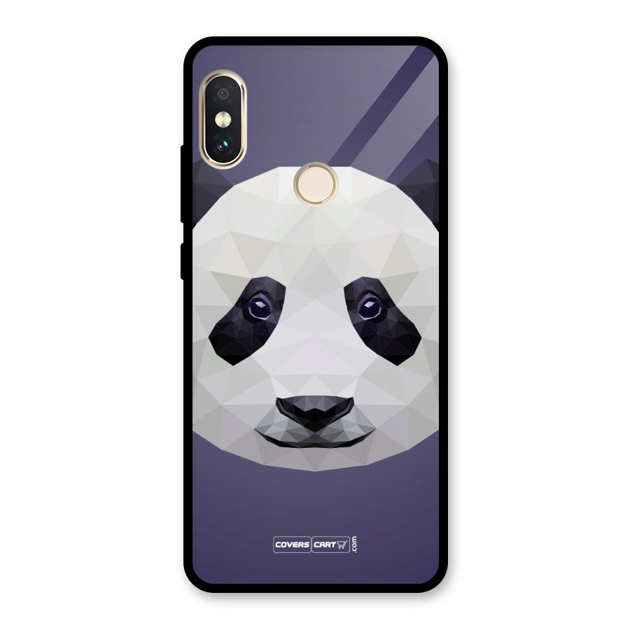 Polygon Panda Glass Back Case for Redmi Note 5 Pro