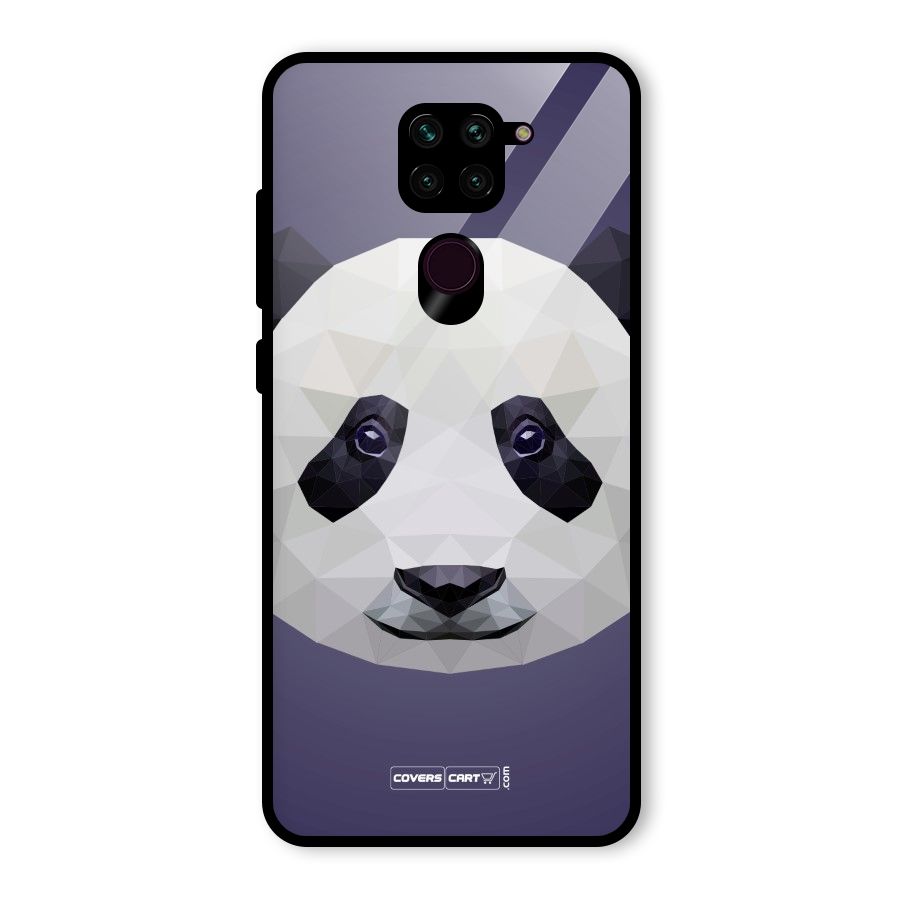 Polygon Panda Glass Back Case for Redmi Note 9