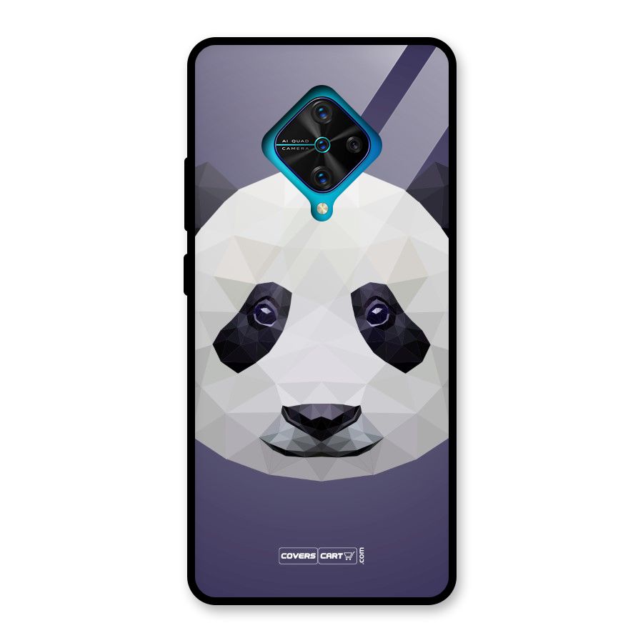 Polygon Panda Glass Back Case for Vivo S1 Pro