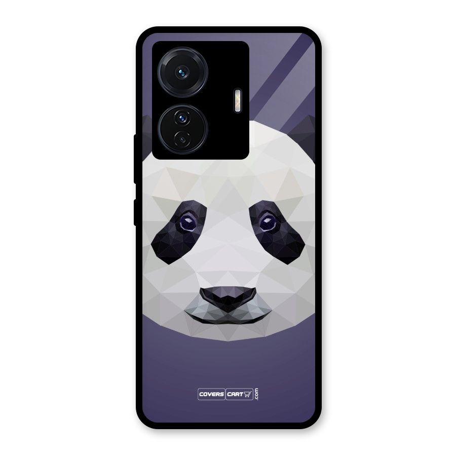 Polygon Panda Glass Back Case for Vivo T1 Pro