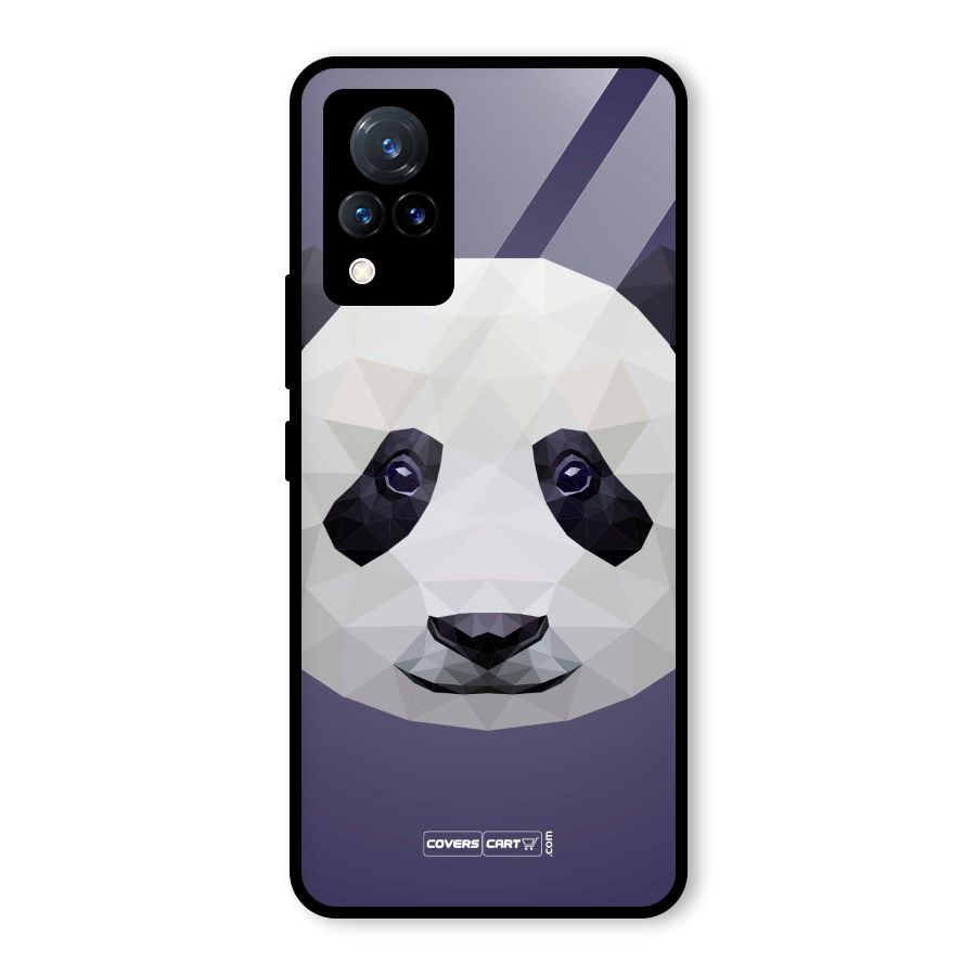 Polygon Panda Glass Back Case for Vivo V21 5G