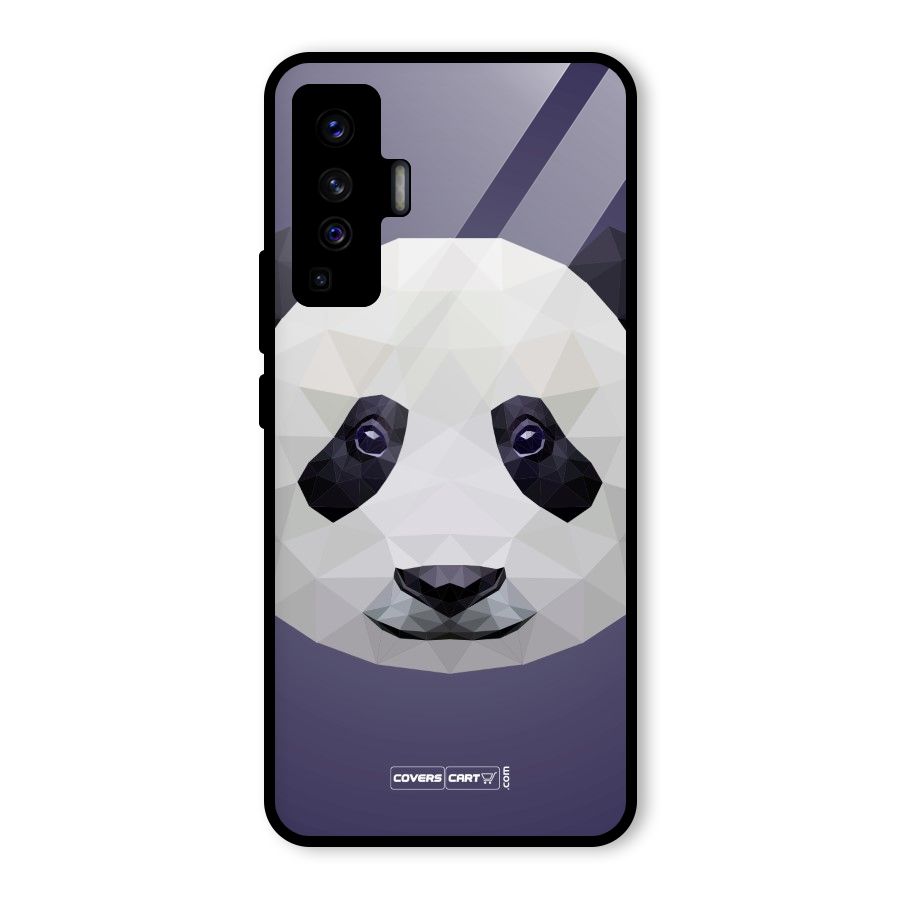 Polygon Panda Glass Back Case for Vivo X50