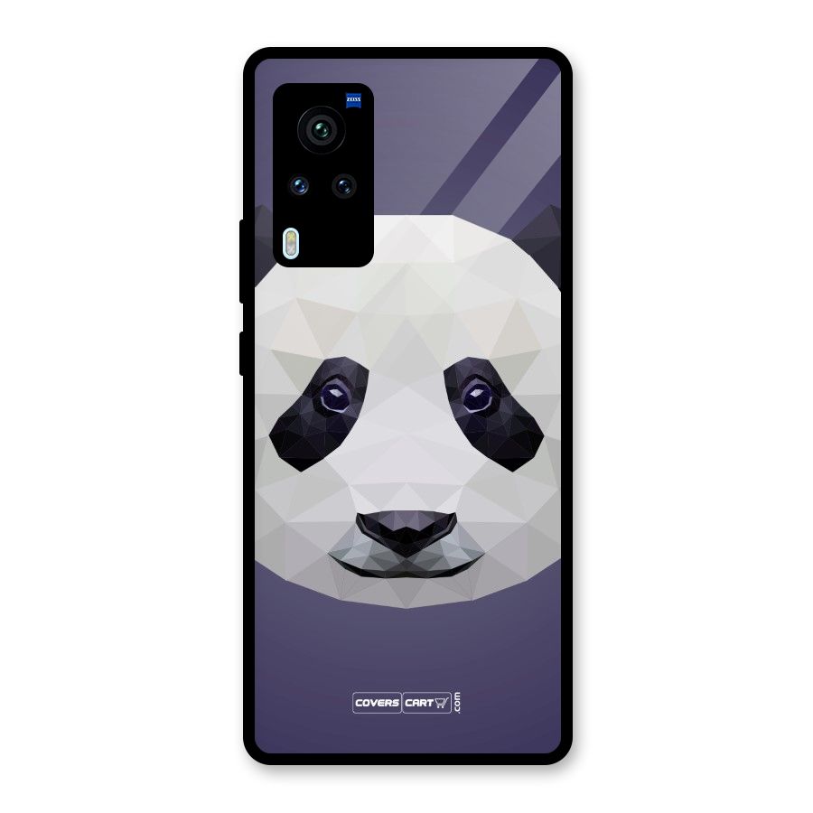 Polygon Panda Glass Back Case for Vivo X60 Pro