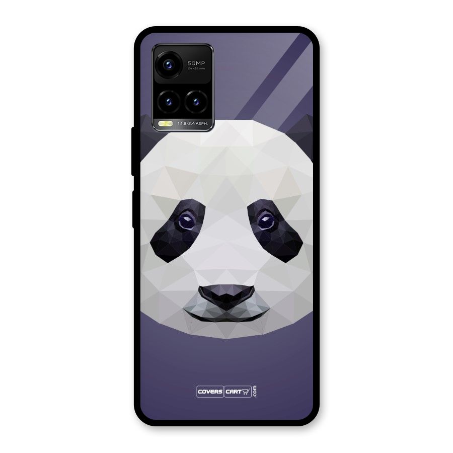 Polygon Panda Glass Back Case for Vivo Y21A