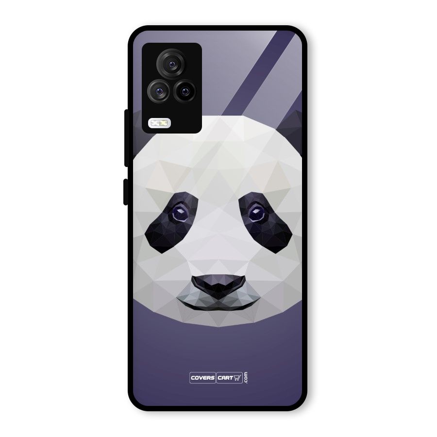 Polygon Panda Glass Back Case for Vivo iQOO 7 Legend 5G