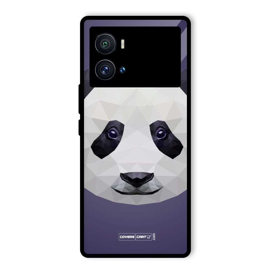 Polygon Panda Glass Back Case for Vivo iQOO 9 Pro