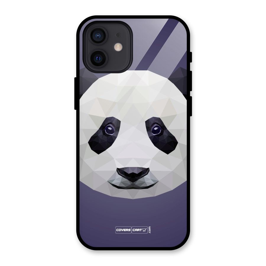 Polygon Panda Glass Back Case for iPhone 12