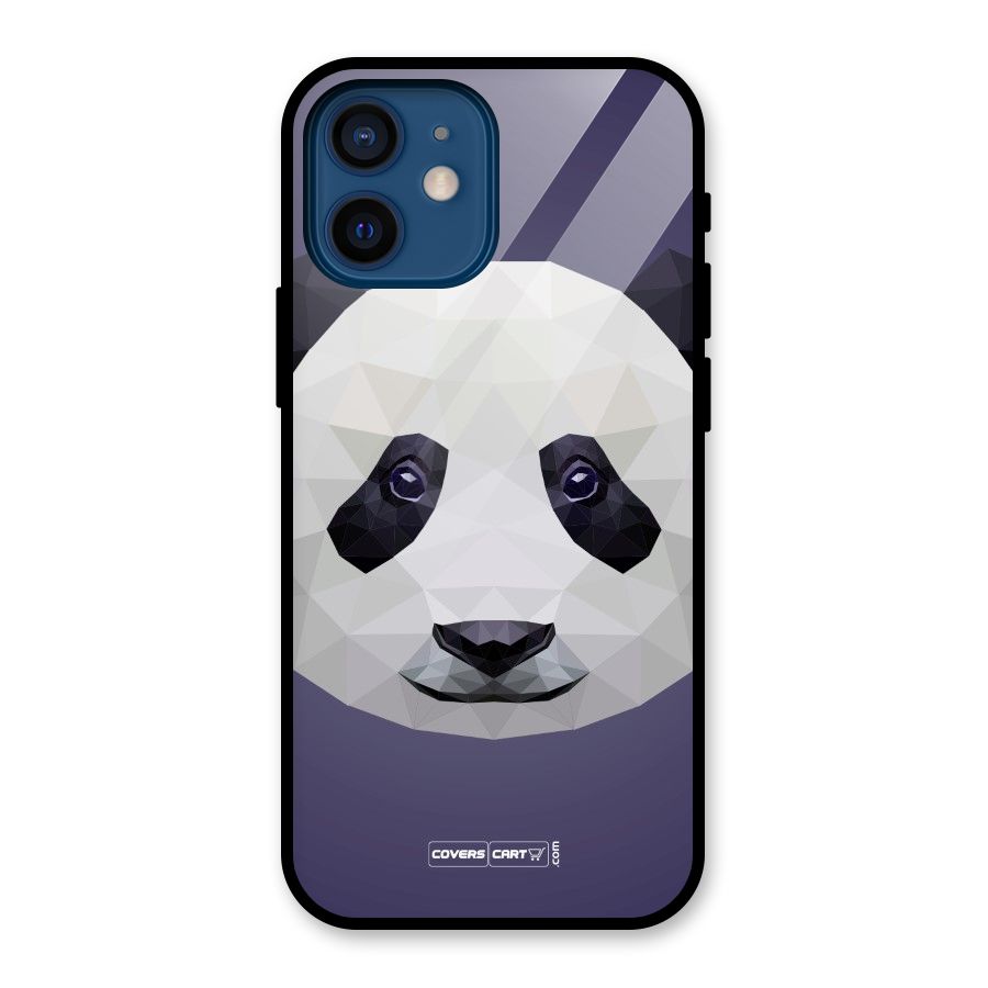Polygon Panda Glass Back Case for iPhone 12 Mini