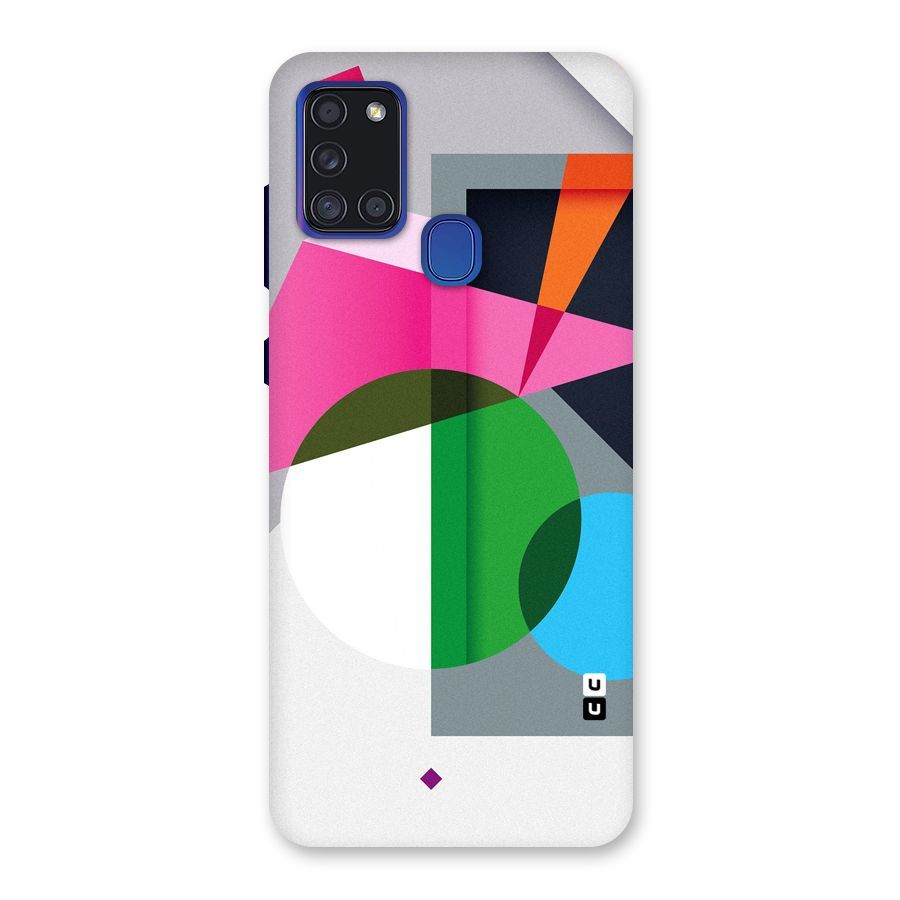Polygons Cute Pattern Back Case for Galaxy A21s