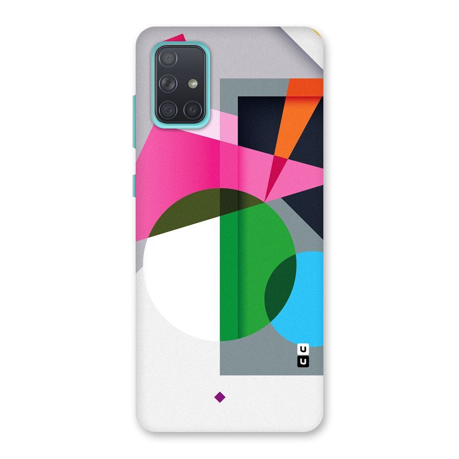 Polygons Cute Pattern Back Case for Galaxy A71