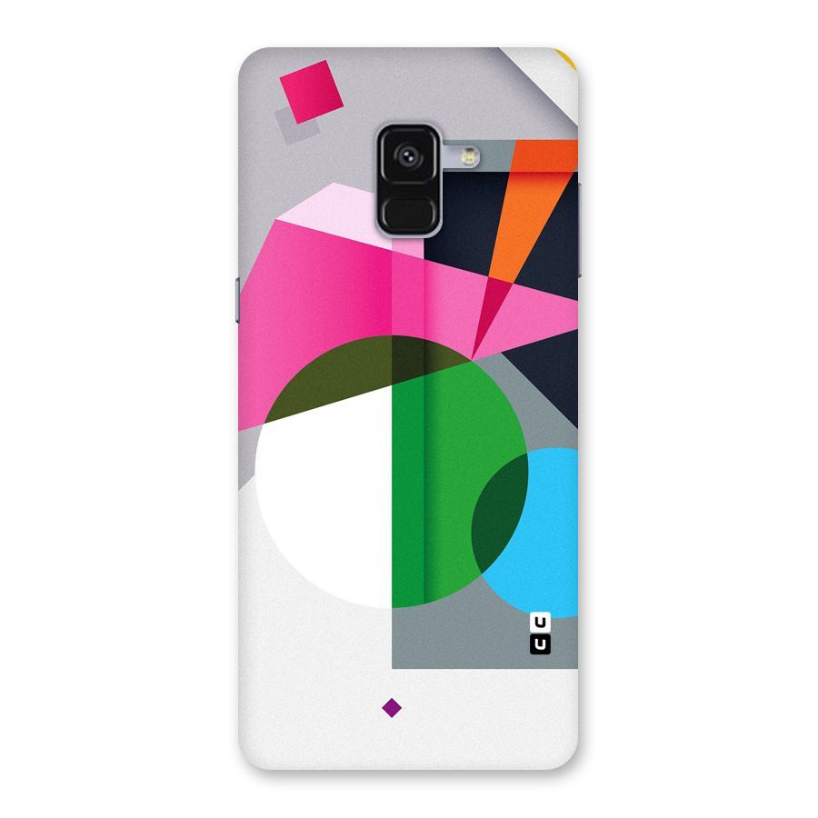 Polygons Cute Pattern Back Case for Galaxy A8 Plus