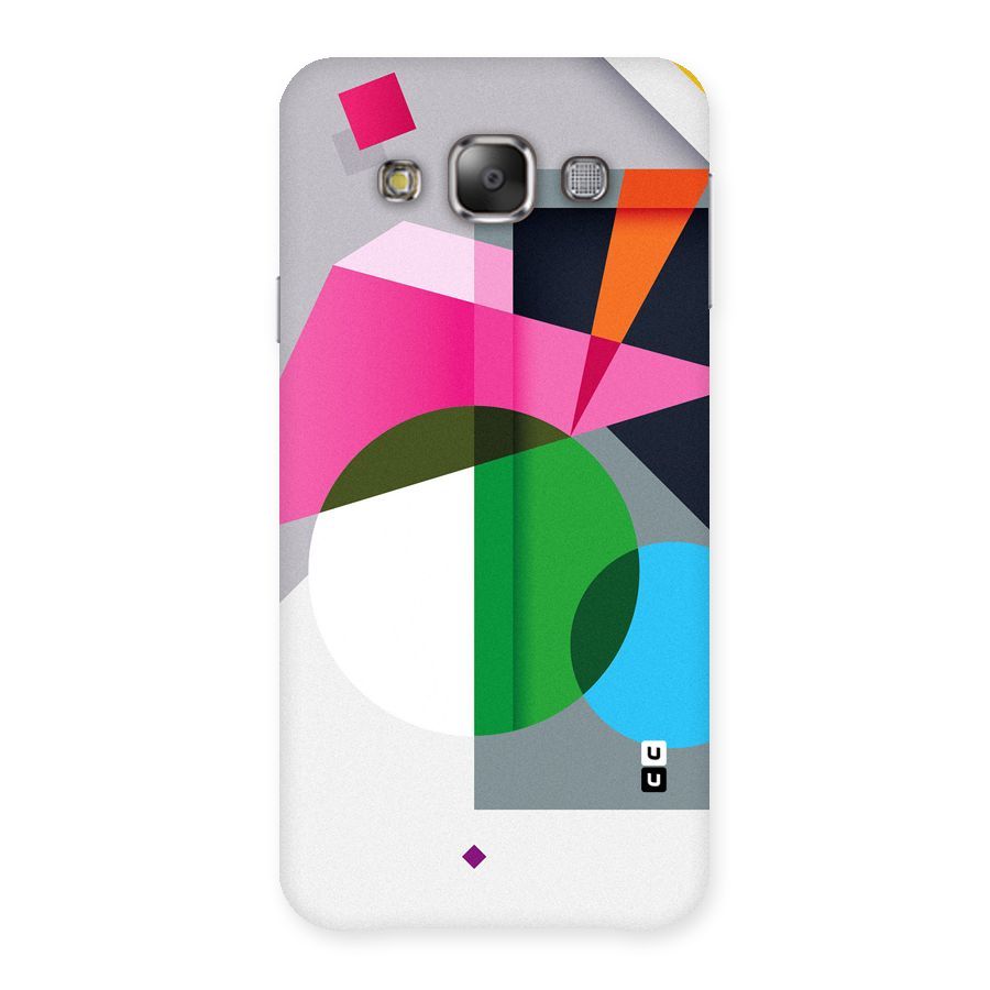 Polygons Cute Pattern Back Case for Galaxy E7