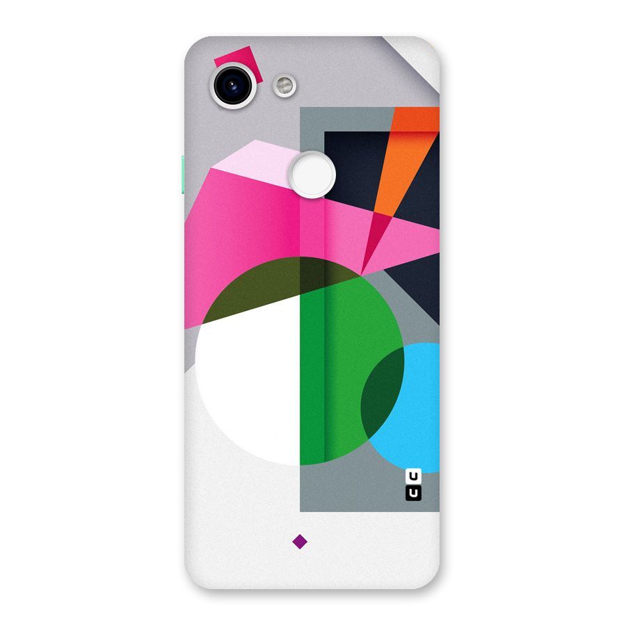 Polygons Cute Pattern Back Case for Google Pixel 3