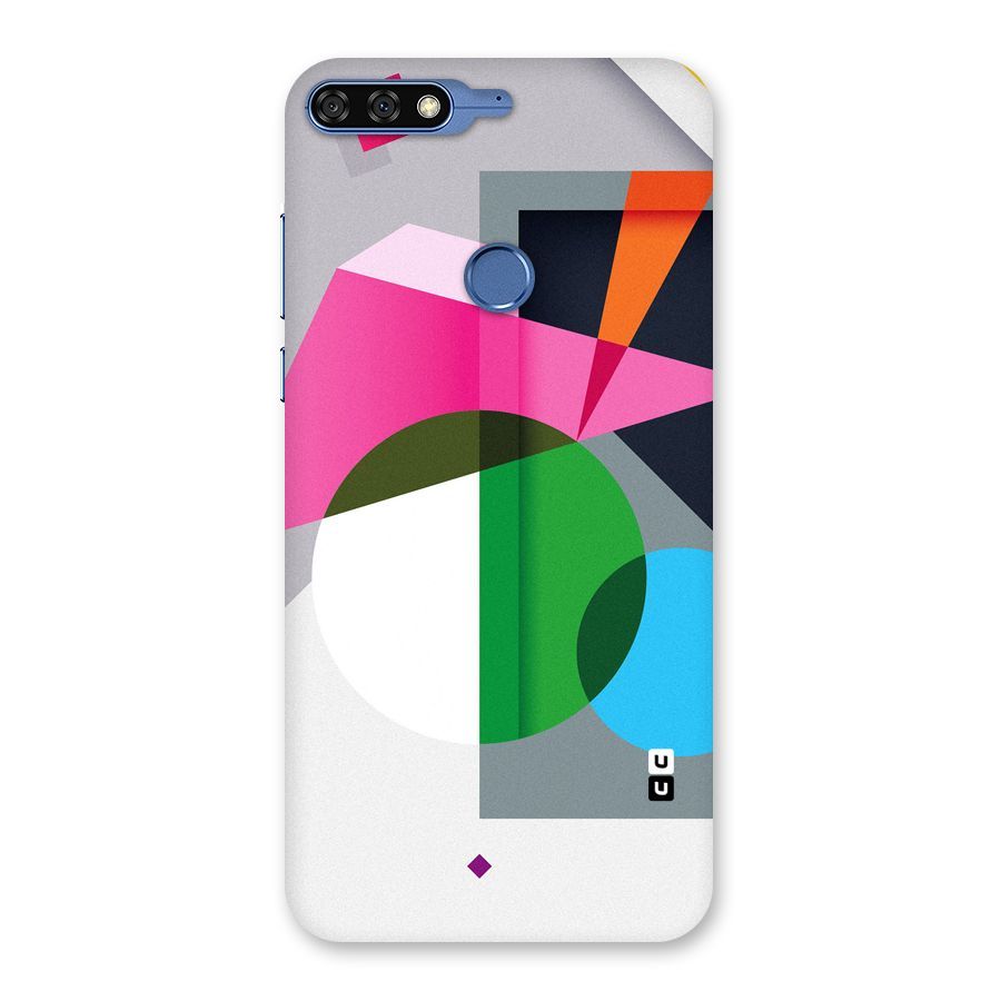 Polygons Cute Pattern Back Case for Honor 7C