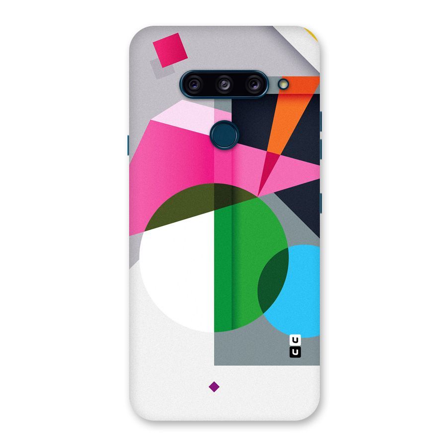 Polygons Cute Pattern Back Case for LG  V40 ThinQ
