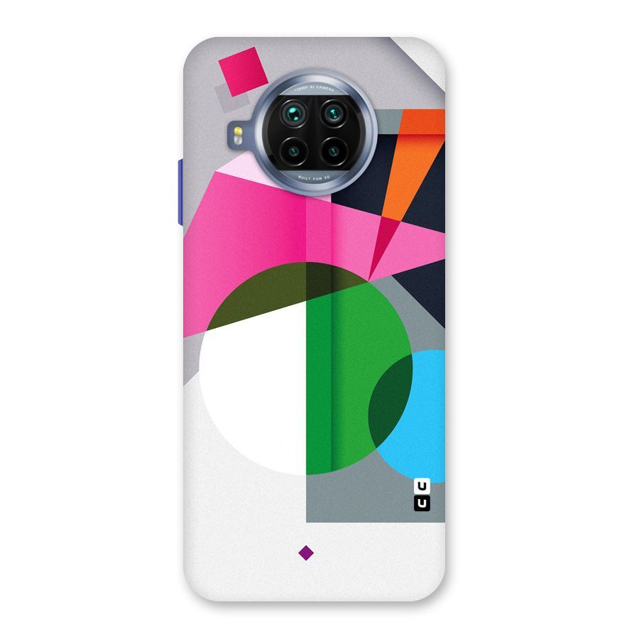 Polygons Cute Pattern Back Case for Mi 10i