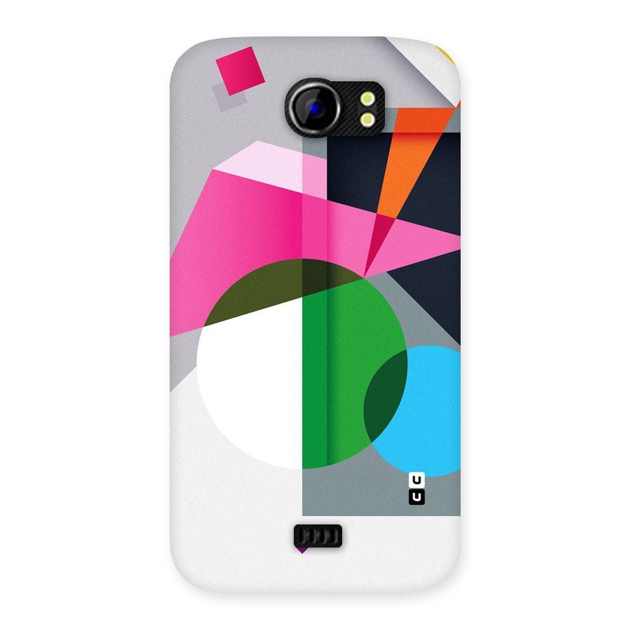 Polygons Cute Pattern Back Case for Micromax Canvas 2 A110