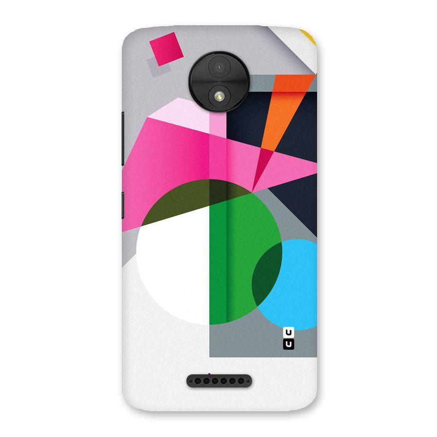 Polygons Cute Pattern Back Case for Moto C