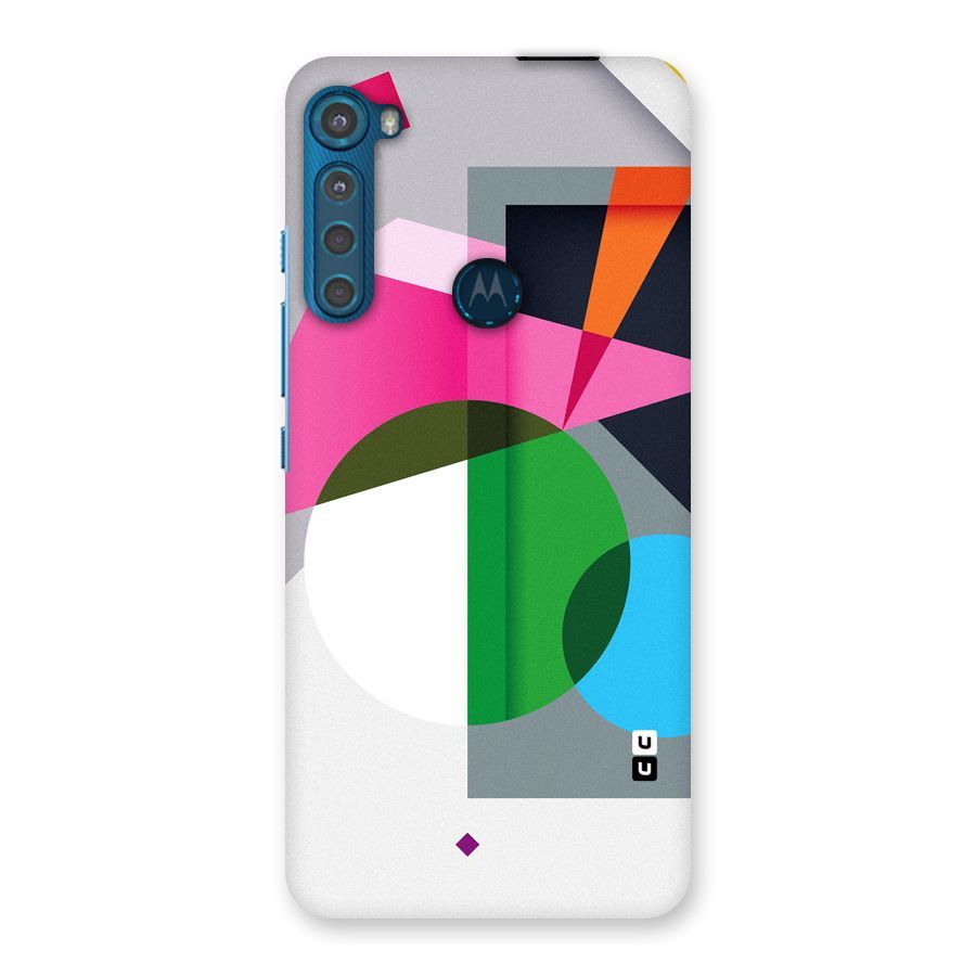 Polygons Cute Pattern Back Case for Motorola One Fusion Plus