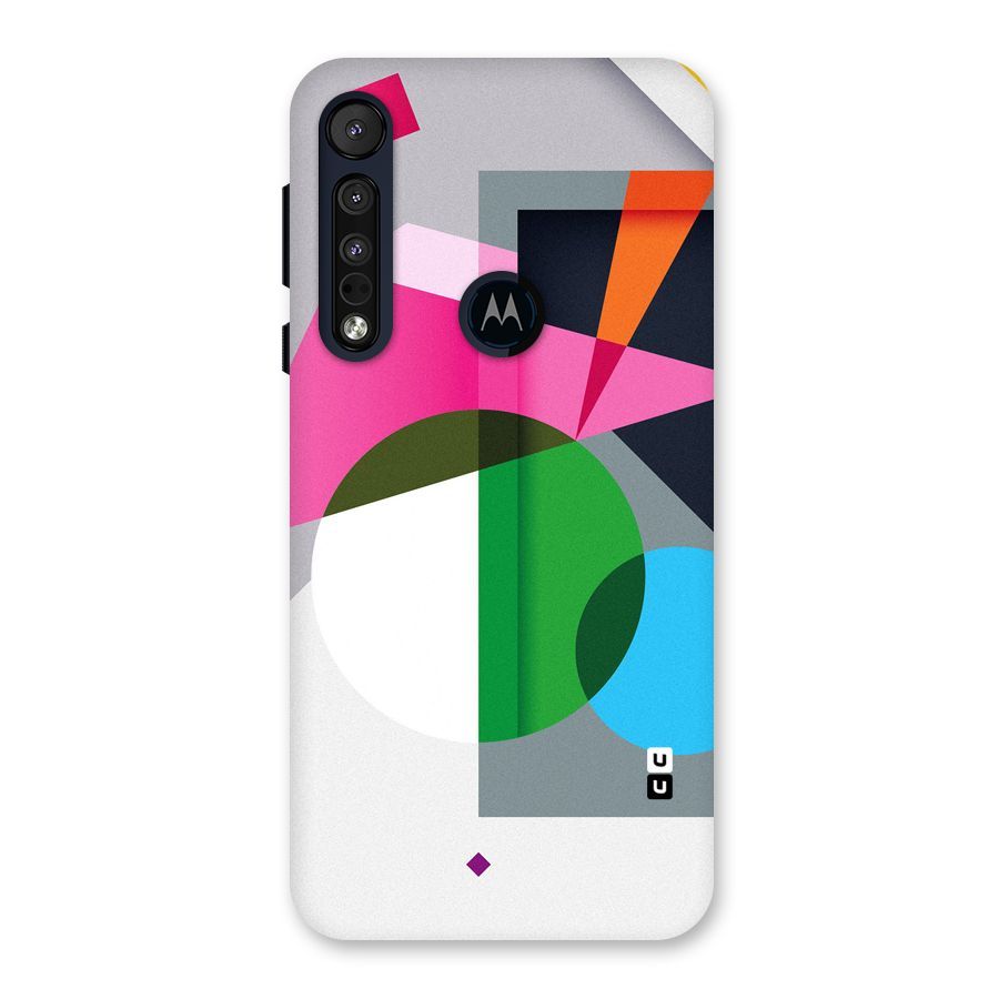 Polygons Cute Pattern Back Case for Motorola One Macro