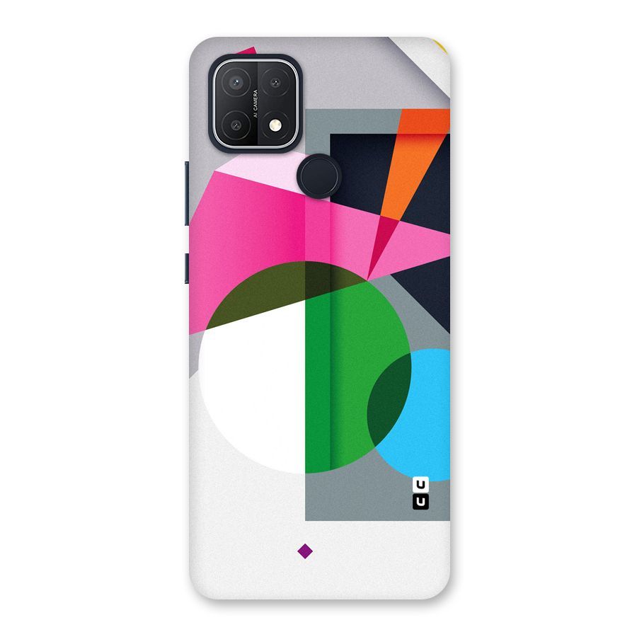 Polygons Cute Pattern Back Case for Oppo A15