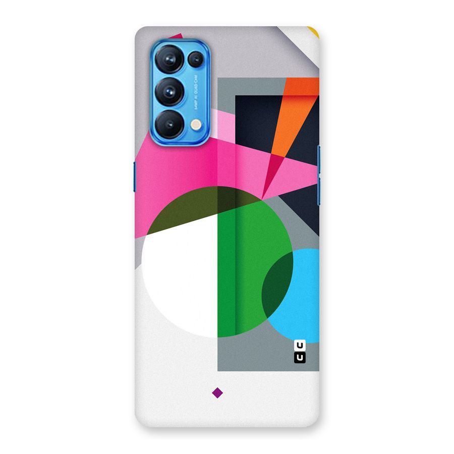 Polygons Cute Pattern Back Case for Oppo Reno5 Pro 5G