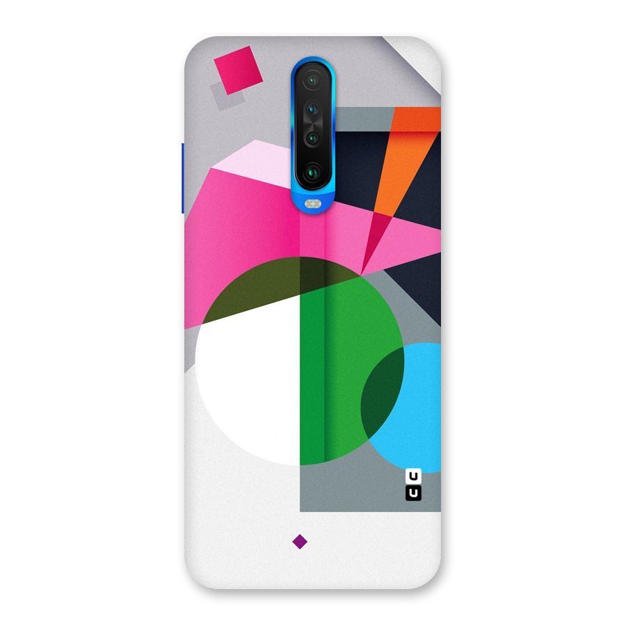 Polygons Cute Pattern Back Case for Poco X2