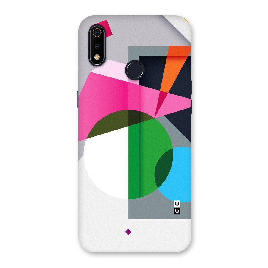 Polygons Cute Pattern Back Case for Realme 3i