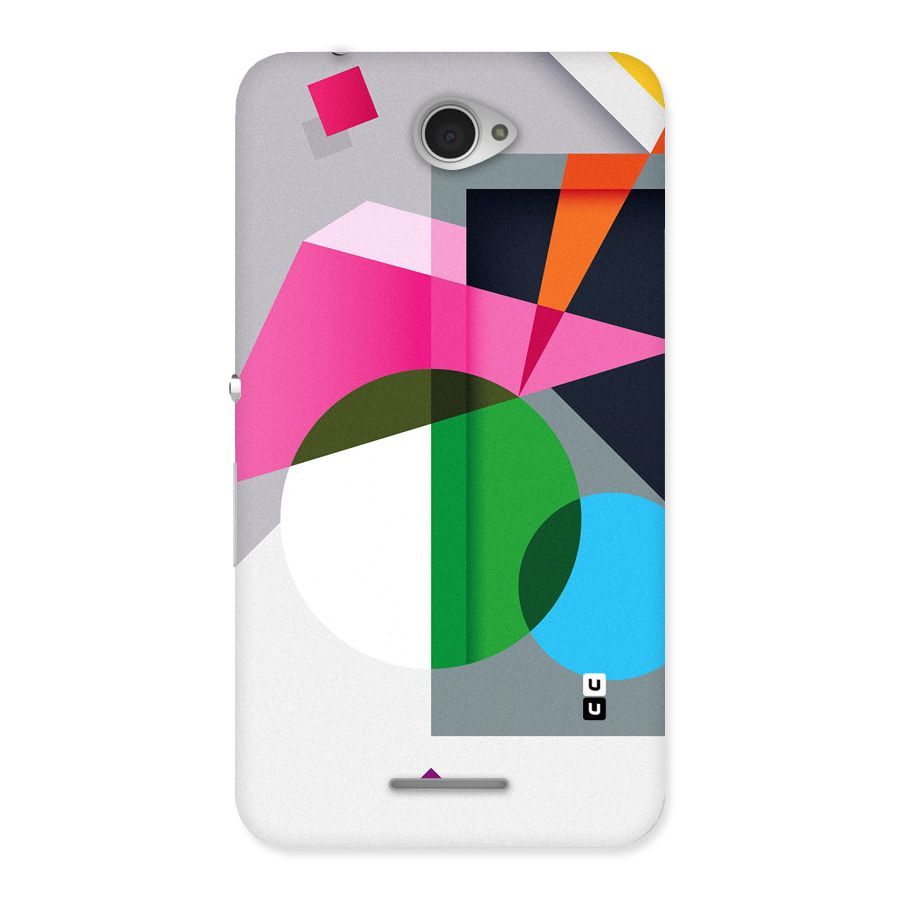 Polygons Cute Pattern Back Case for Sony Xperia E4