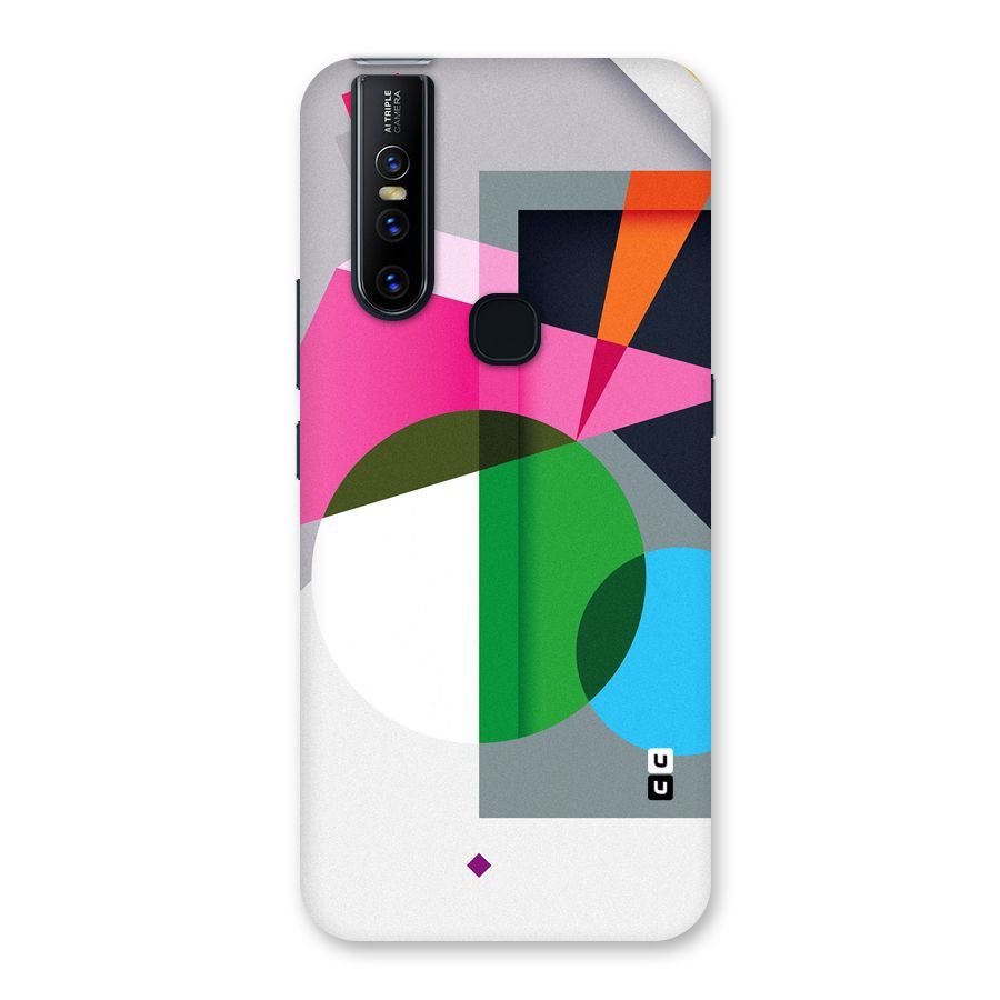 Polygons Cute Pattern Back Case for Vivo V15