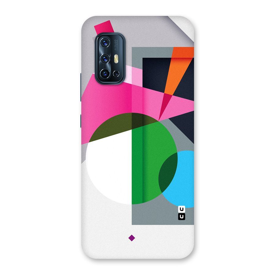 Polygons Cute Pattern Back Case for Vivo V17