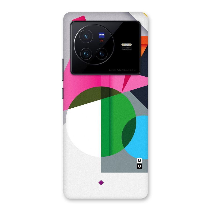 Polygons Cute Pattern Back Case for Vivo X80