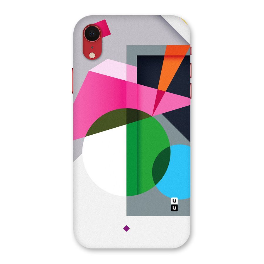 Polygons Cute Pattern Back Case for iPhone XR