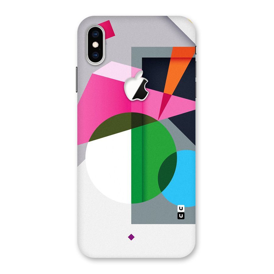 Polygons Cute Pattern Back Case for iPhone XS Max Apple Cut