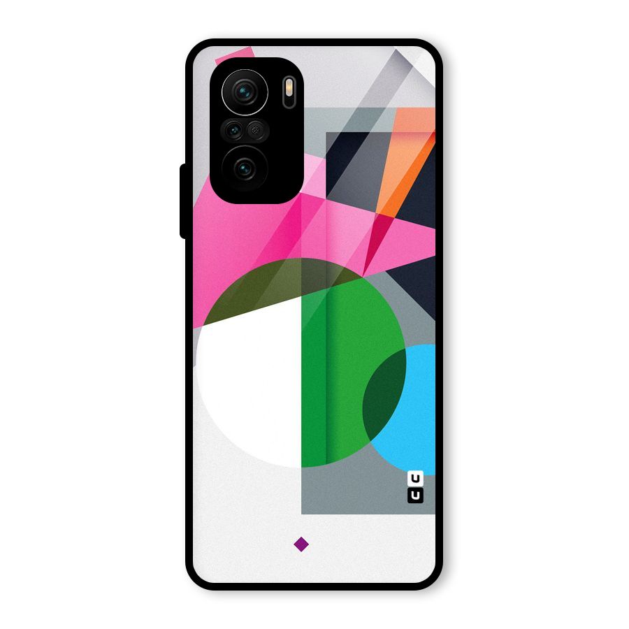 Polygons Cute Pattern Glass Back Case for Mi 11X Pro
