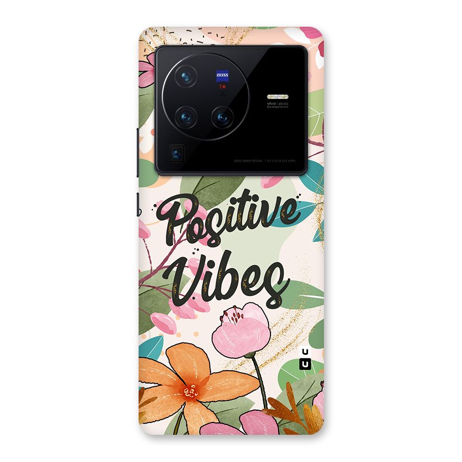 Positive Vibes Back Case for Vivo X80 Pro