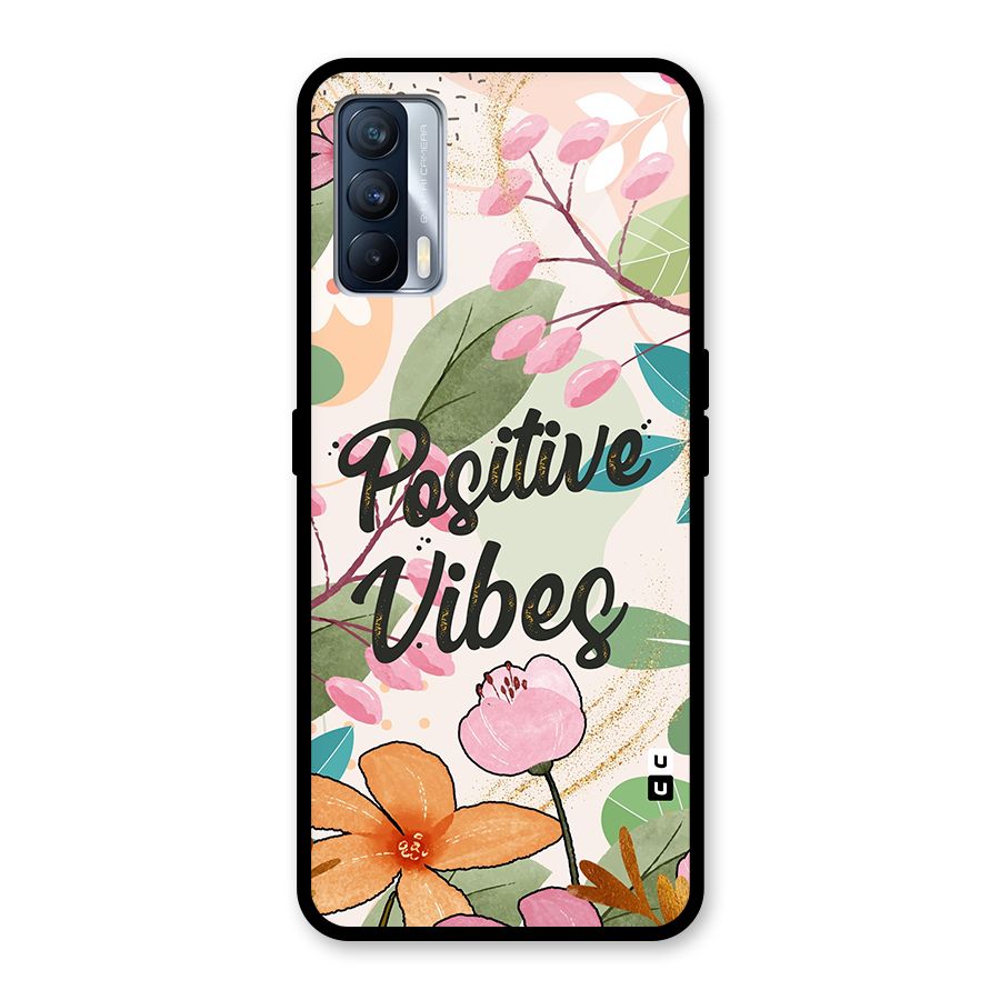 Positive Vibes Glass Back Case for Realme X7