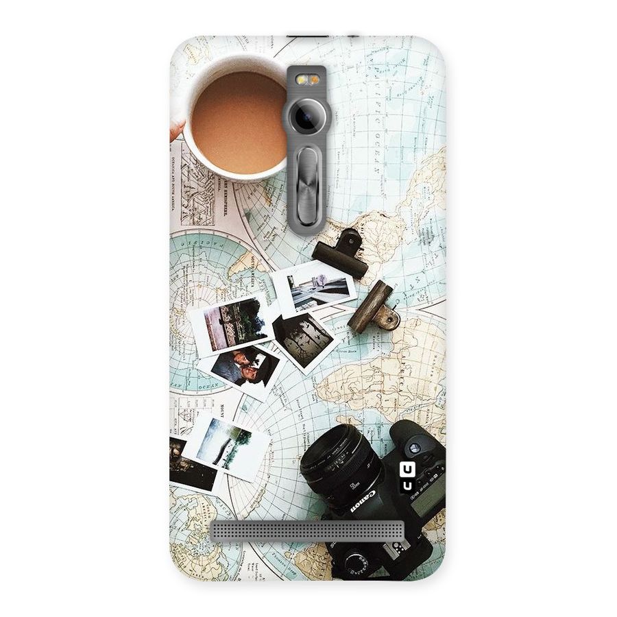 Post Stamps Travel Back Case for Asus Zenfone 2