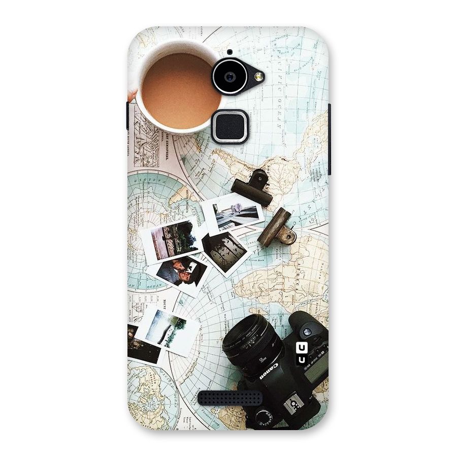 Post Stamps Travel Back Case for Coolpad Note 3 Lite