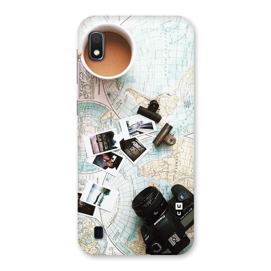 Post Stamps Travel Back Case for Galaxy A10