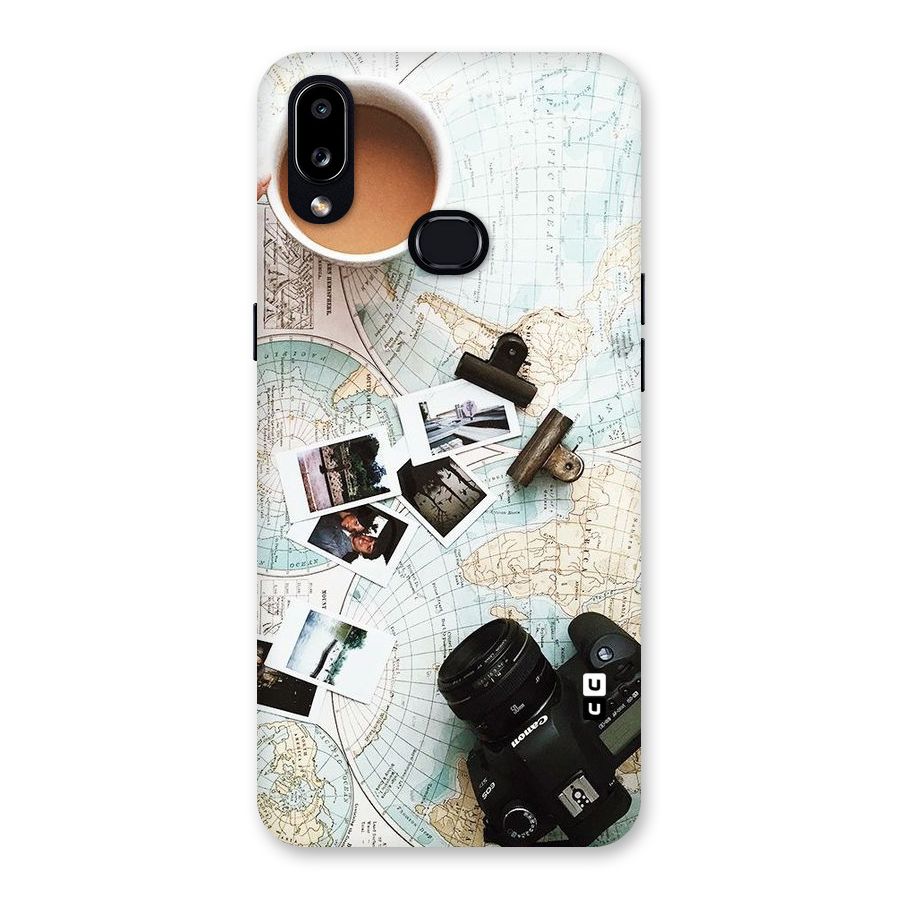 Post Stamps Travel Back Case for Galaxy A10s