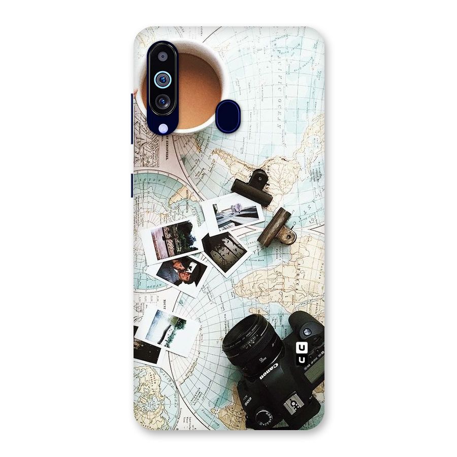 Post Stamps Travel Back Case for Galaxy A60
