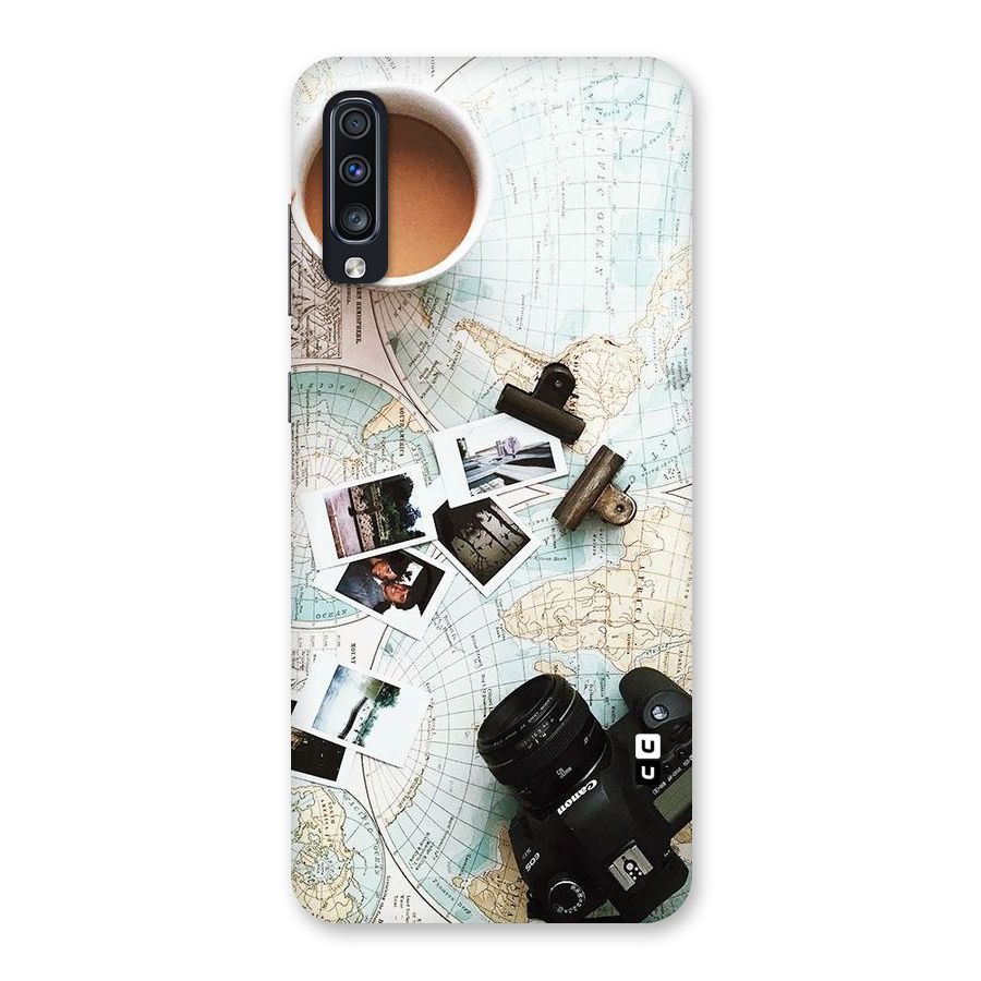 Post Stamps Travel Back Case for Galaxy A70