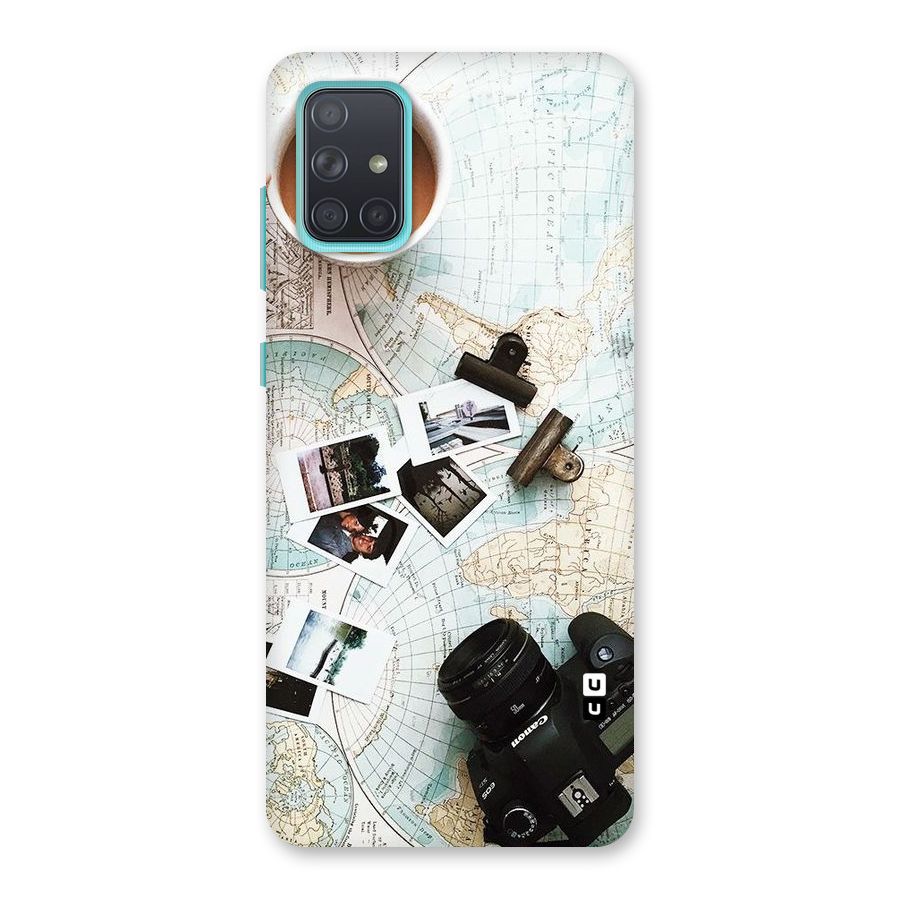 Post Stamps Travel Back Case for Galaxy A71