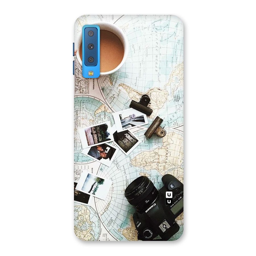 Post Stamps Travel Back Case for Galaxy A7 (2018)